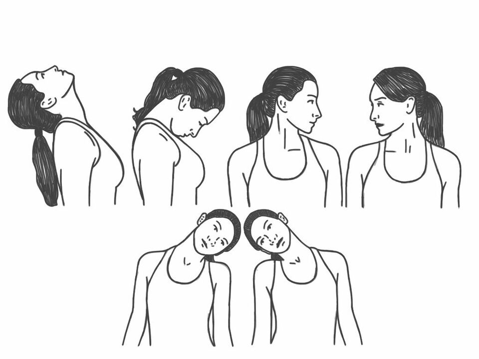Realizar una serie de inclinaciones de la cabeza evitará la osteocondrosis cervical