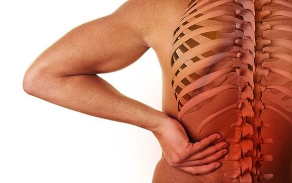 El dolor es el principal síntoma neurológico de la osteocondrosis espinal. 