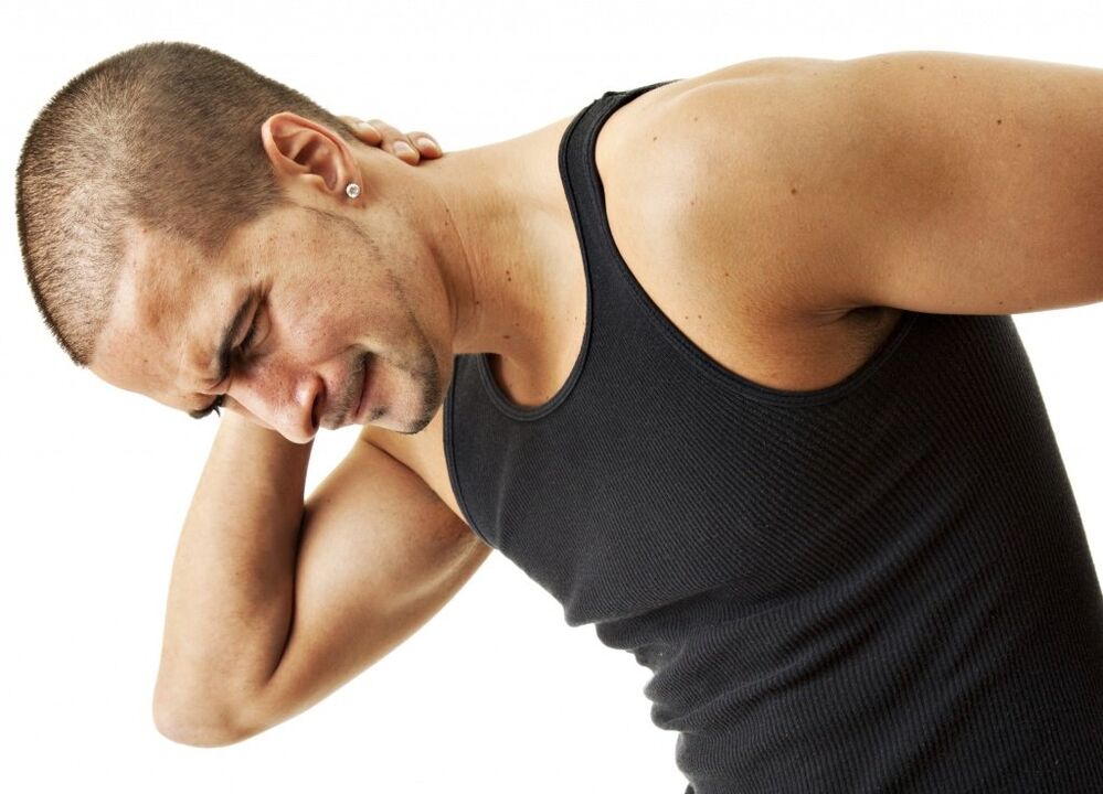 dolor de cuello debido a osteocondrosis cervical
