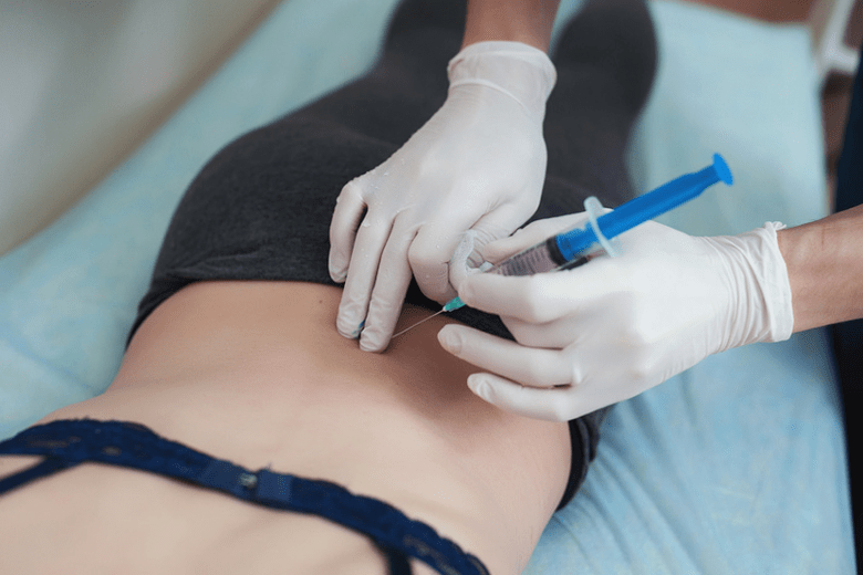 bloqueo para la osteocondrosis lumbar